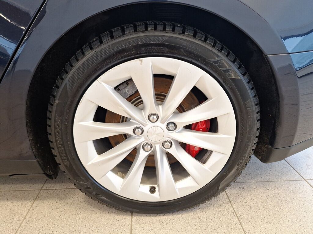 Tesla Model S 2014 Sininen