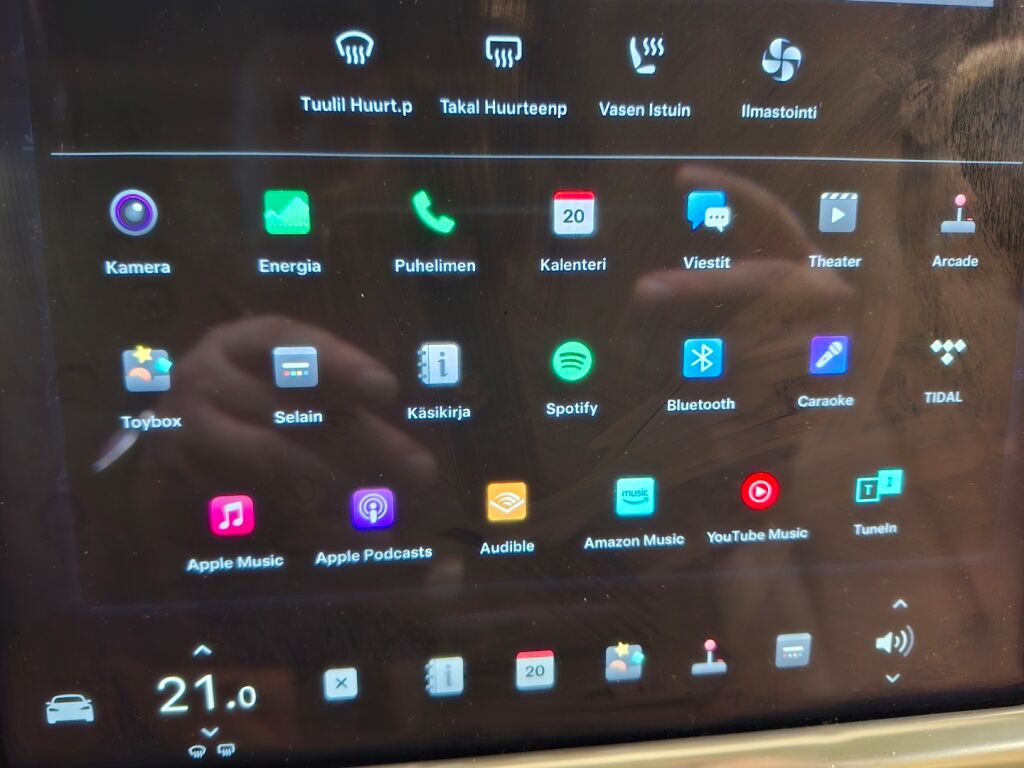 Tesla Model S 2014 Sininen