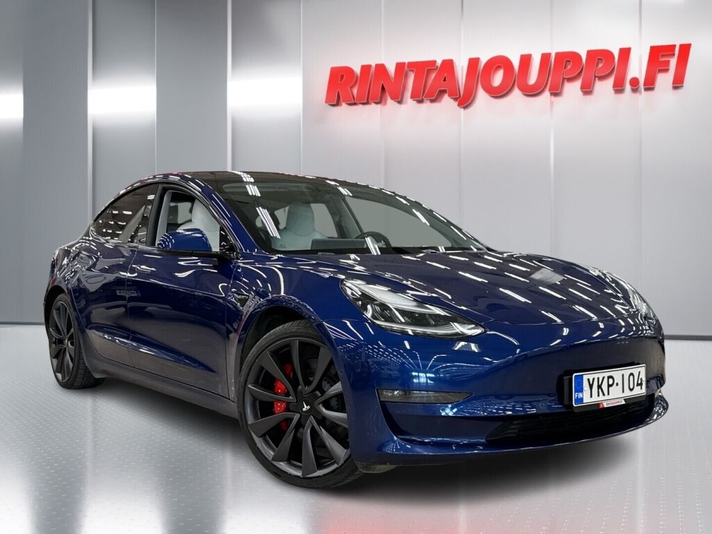 Tesla Model 3 2020 Sininen