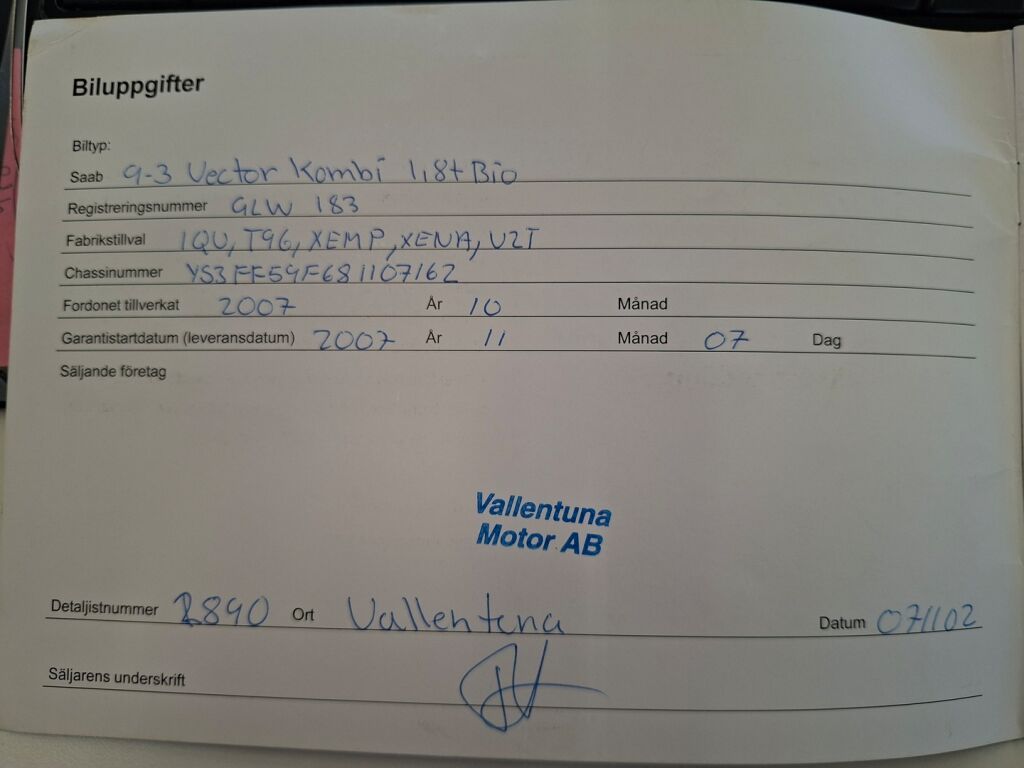 Saab 9-3 2007 Harmaa