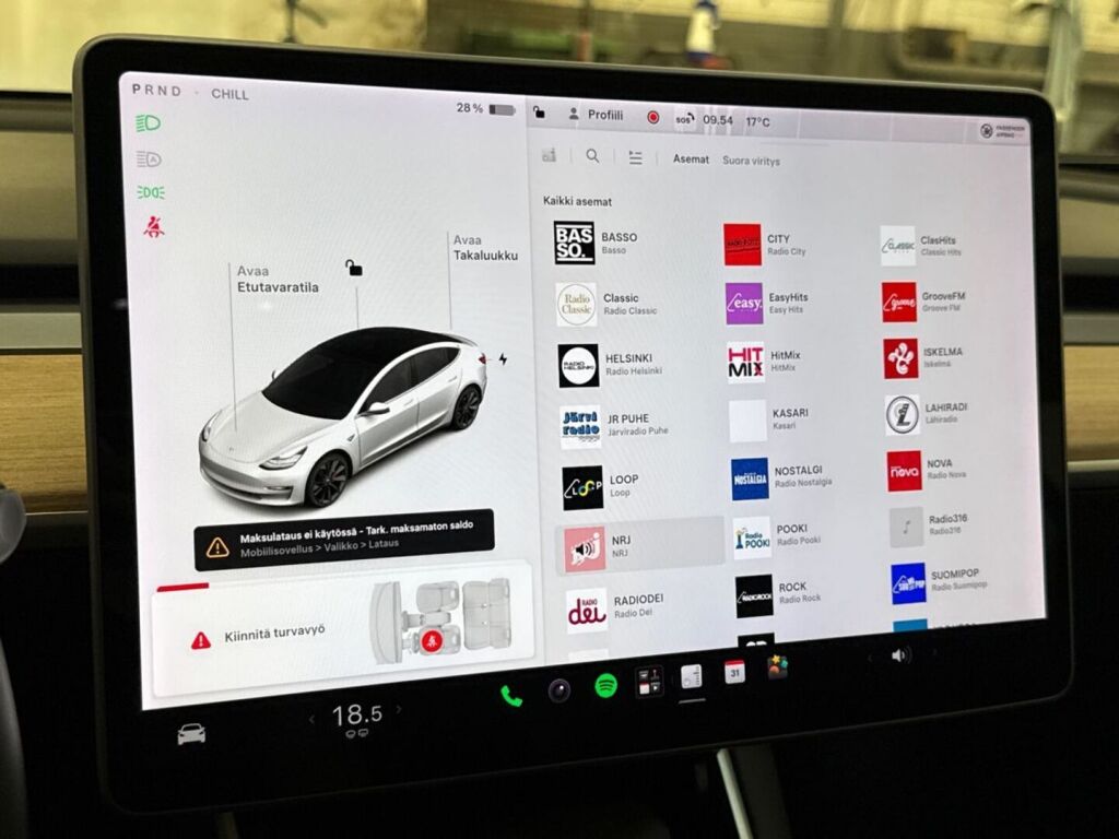 Tesla Model 3 2020 Valkoinen