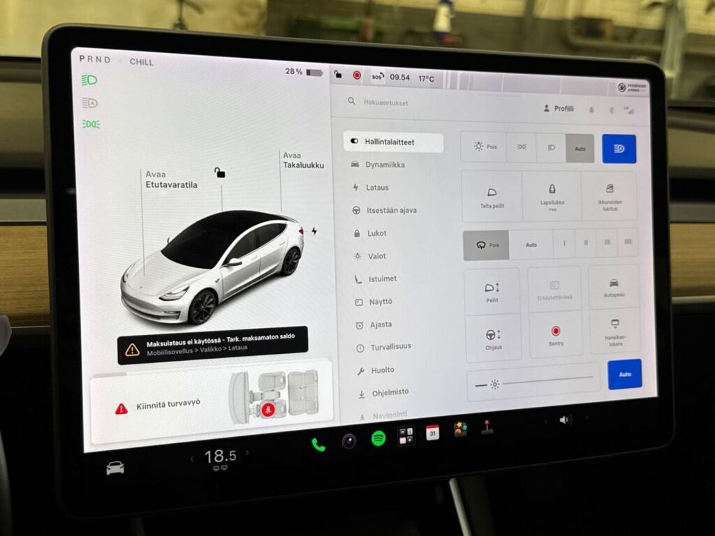 Tesla Model 3 2020 Valkoinen