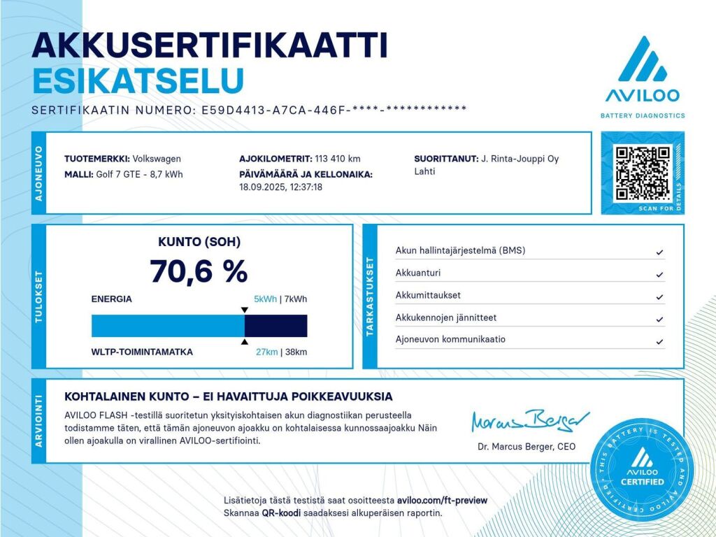 Volkswagen Golf 2016 Valkoinen