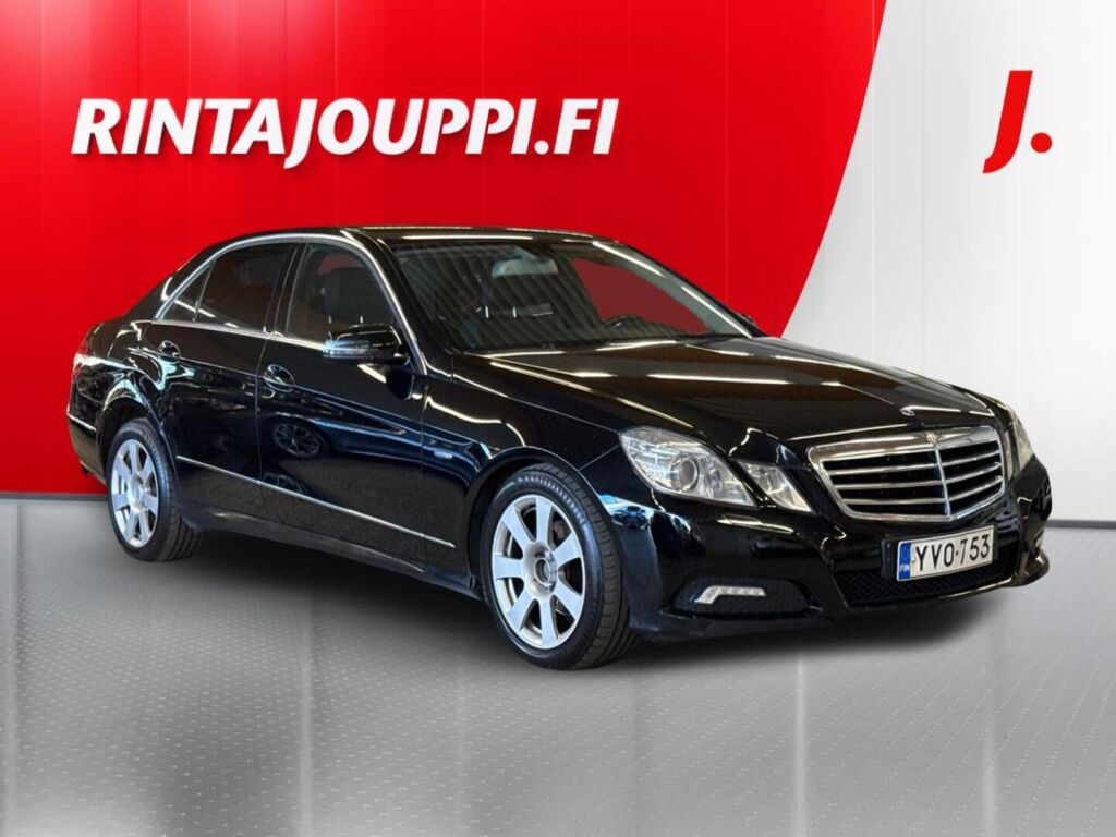 Mercedes-Benz E 2009 Musta