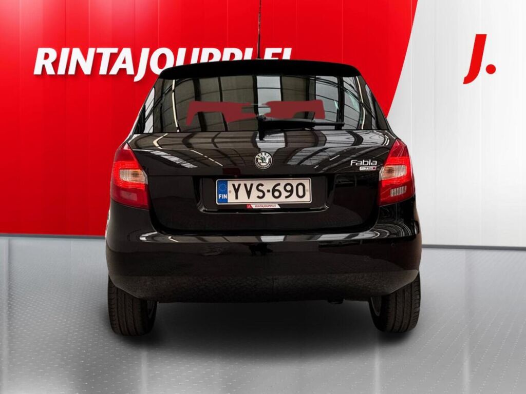 Skoda Fabia 2010 Musta