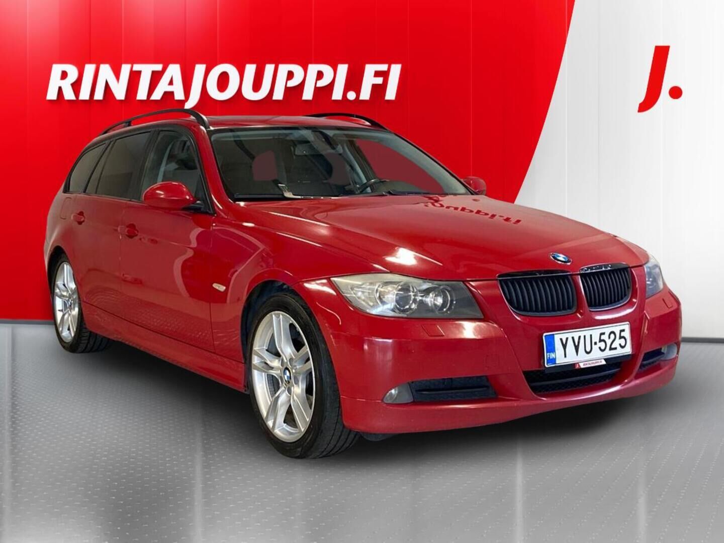 Punainen BMW 320