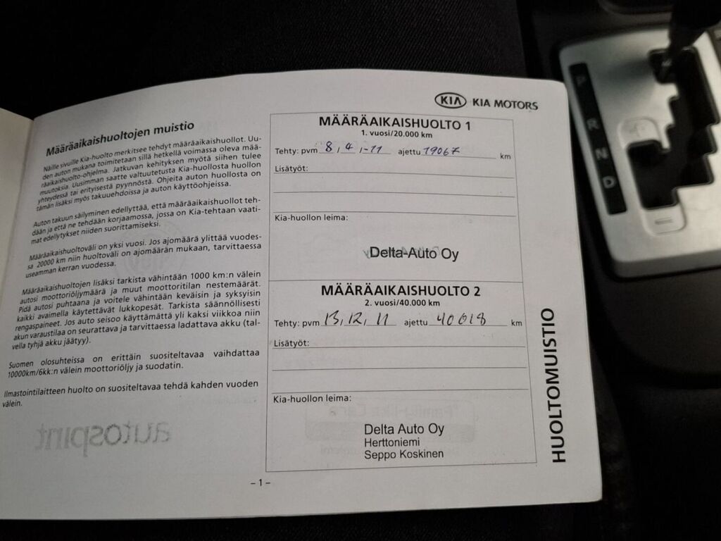 Kia Sorento 2010 Musta
