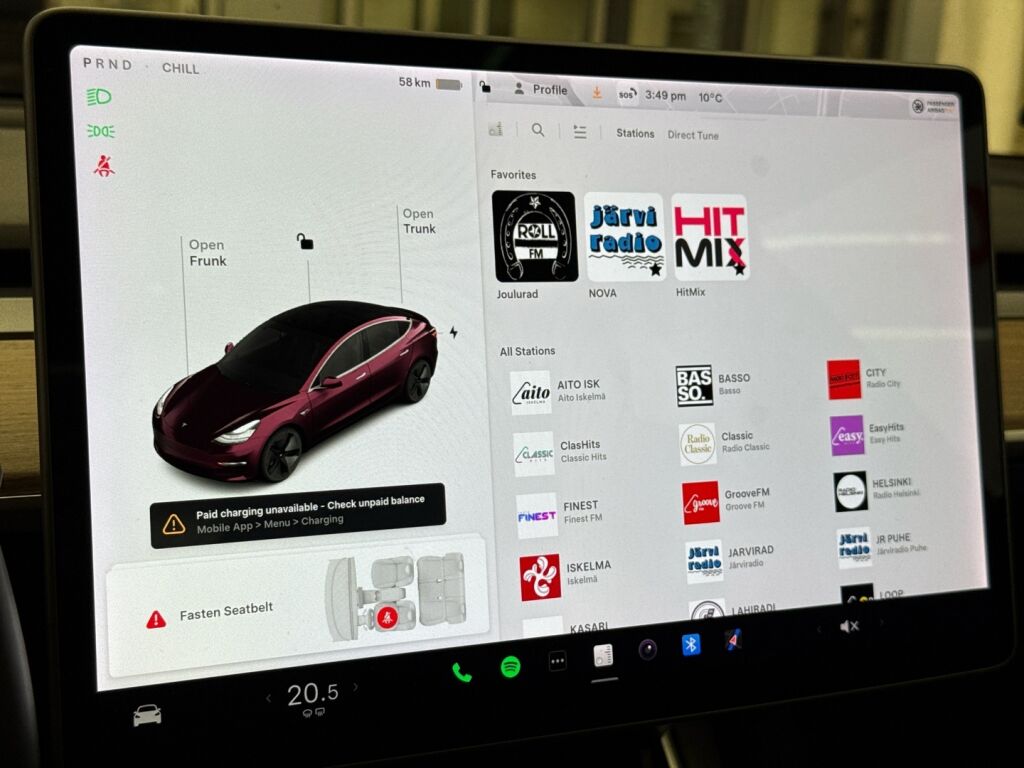 Tesla Model 3 2020 Harmaa