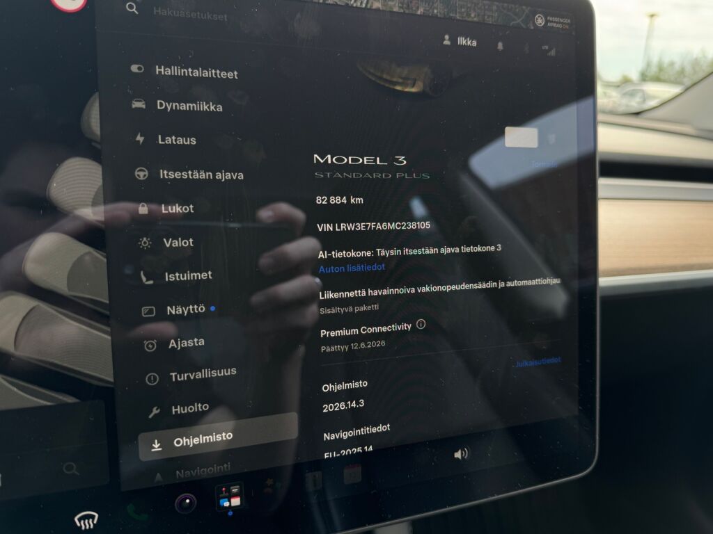 Tesla Model 3 2021 Valkoinen