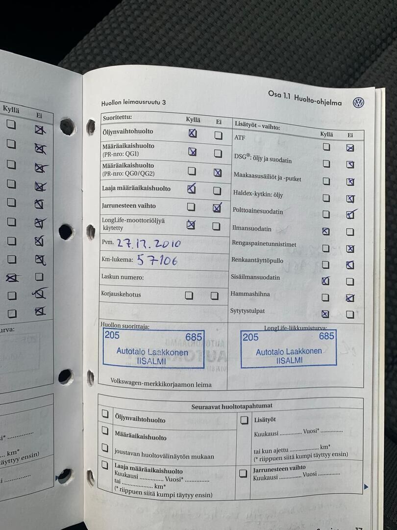 Volkswagen Golf 2008 Sininen