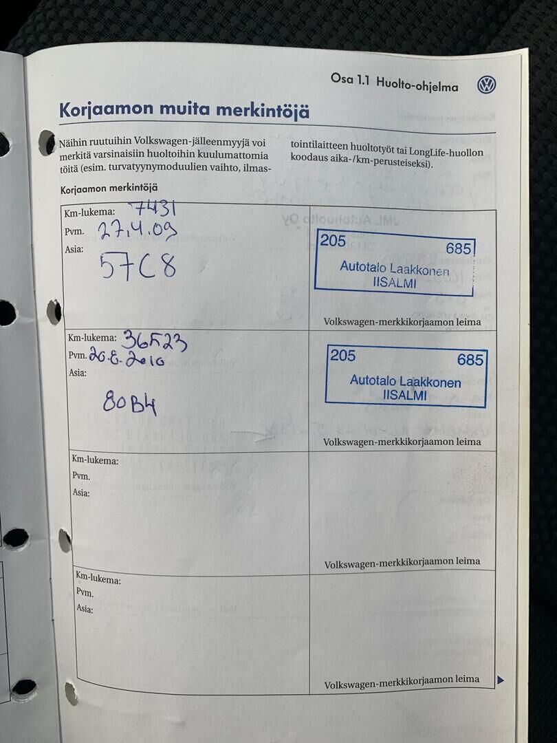 Volkswagen Golf 2008 Sininen