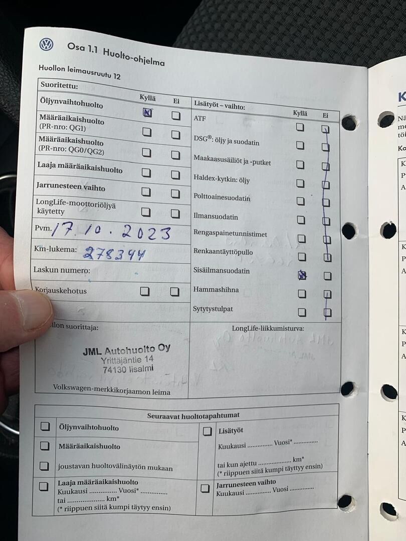 Volkswagen Golf 2008 Sininen