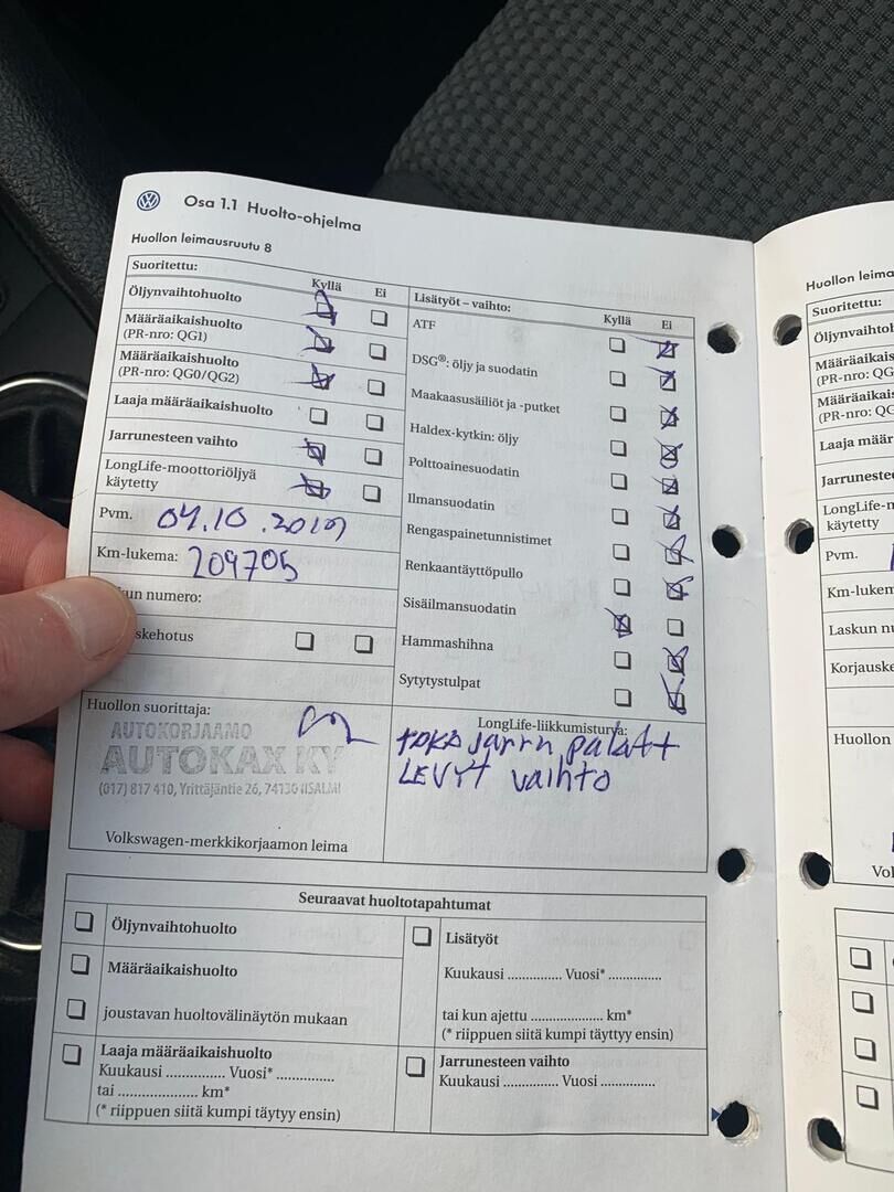 Volkswagen Golf 2008 Sininen