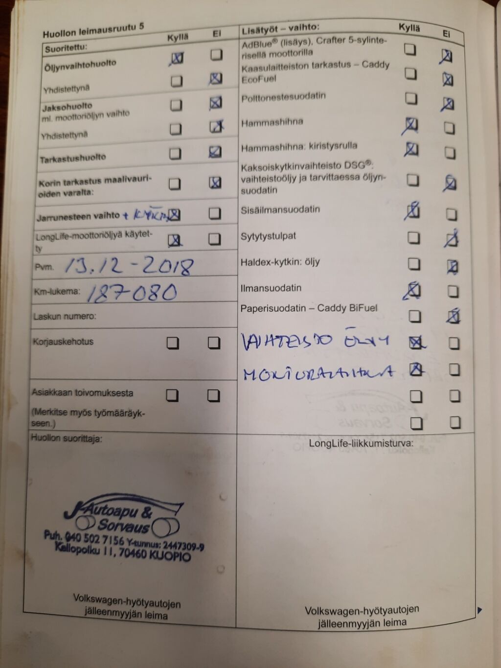 Volkswagen Transporter 2012 Musta