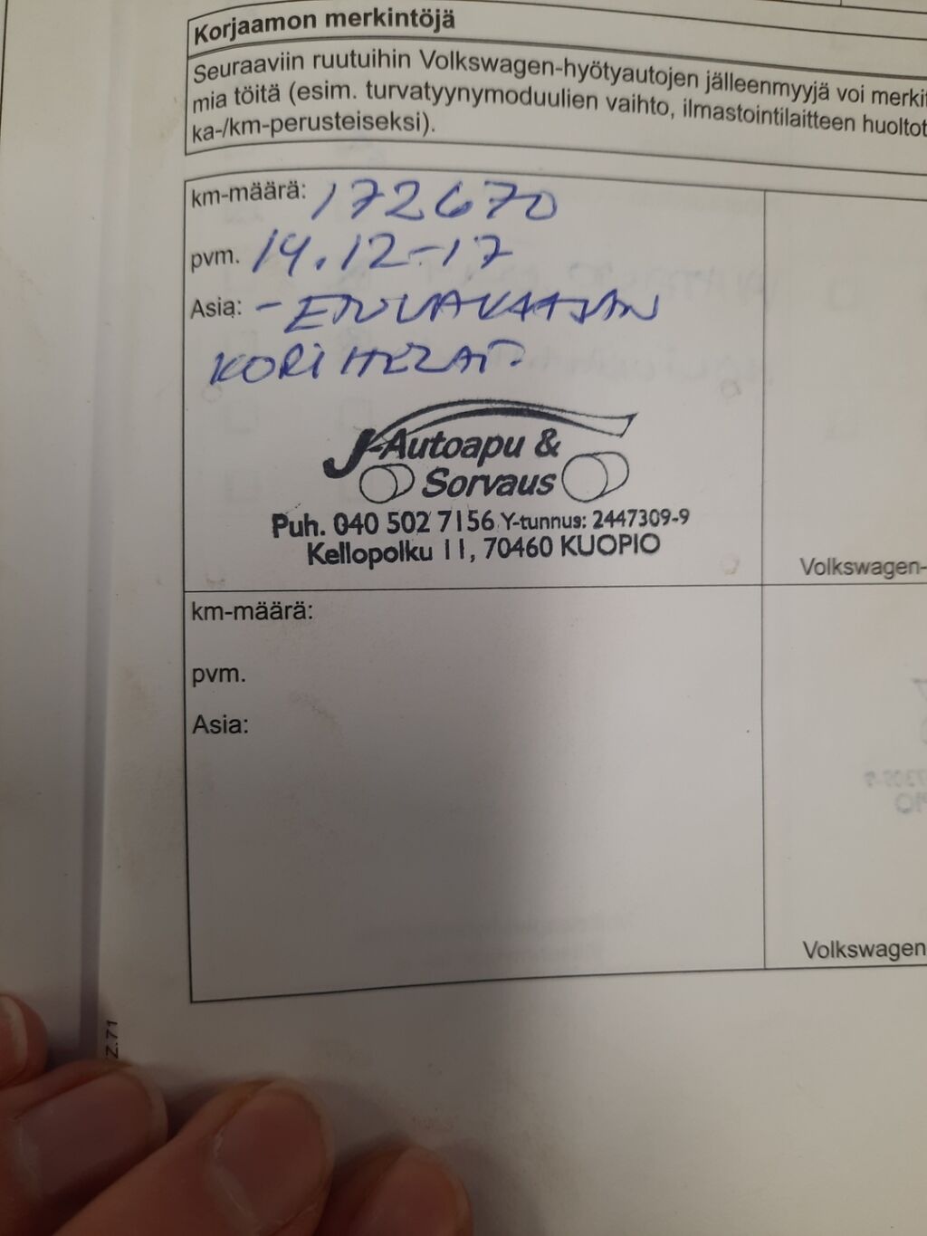 Volkswagen Transporter 2012 Musta