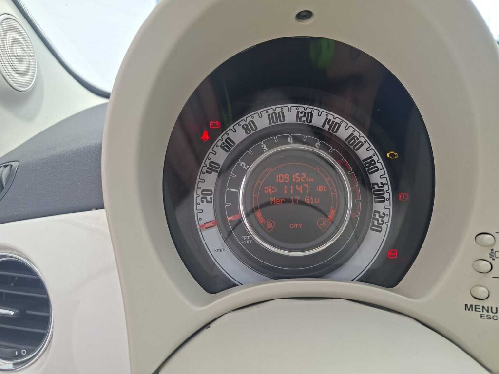 Fiat 500C 2014 Valkoinen