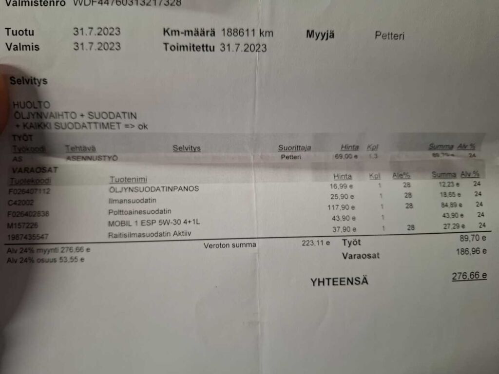 Mercedes-Benz Vito 2017 Ruskea (beige)