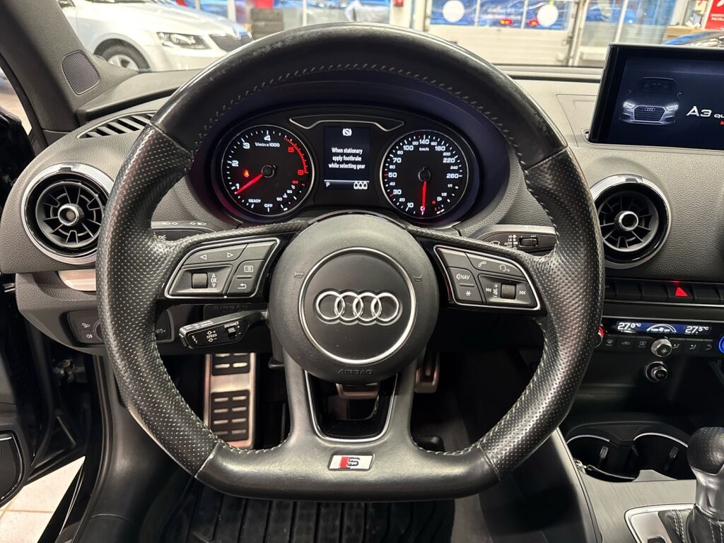 Audi A3 2017 Musta