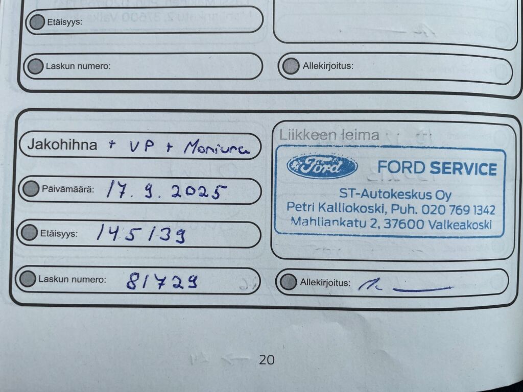Ford Mondeo 2018 Sininen