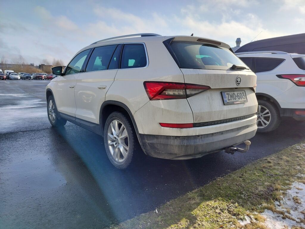 Skoda Kodiaq 2019 Valkoinen
