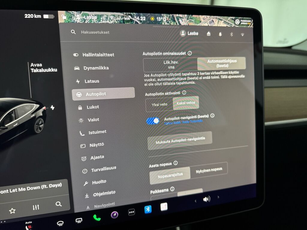 Tesla Model 3 2019 Musta