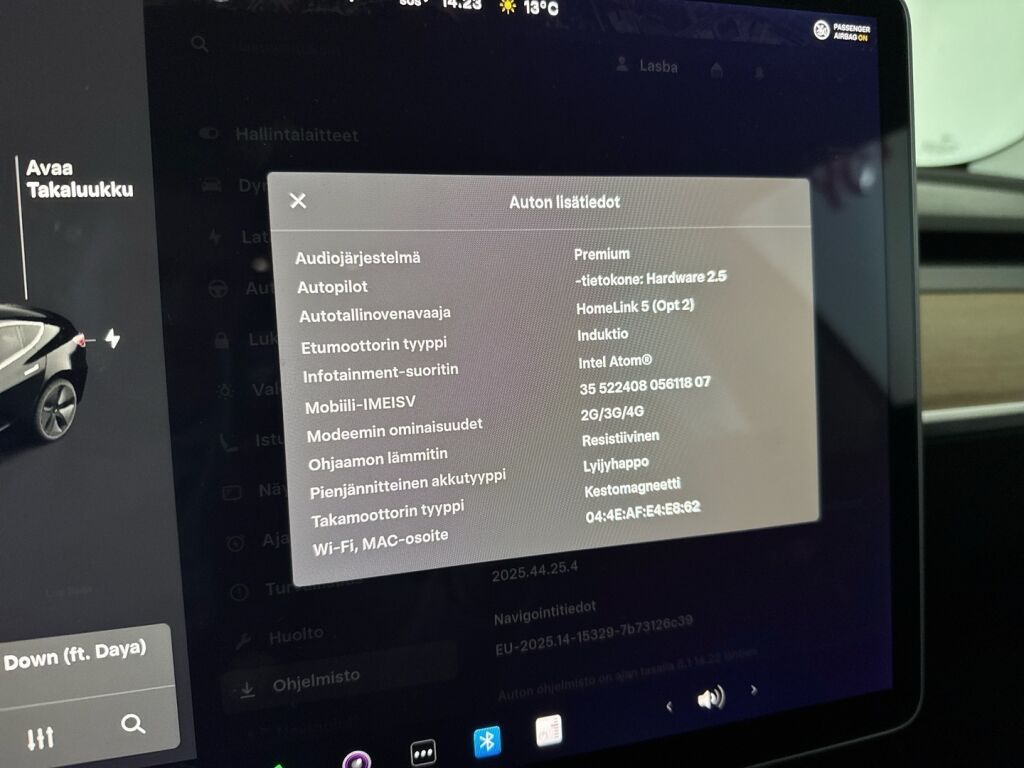 Tesla Model 3 2019 Musta
