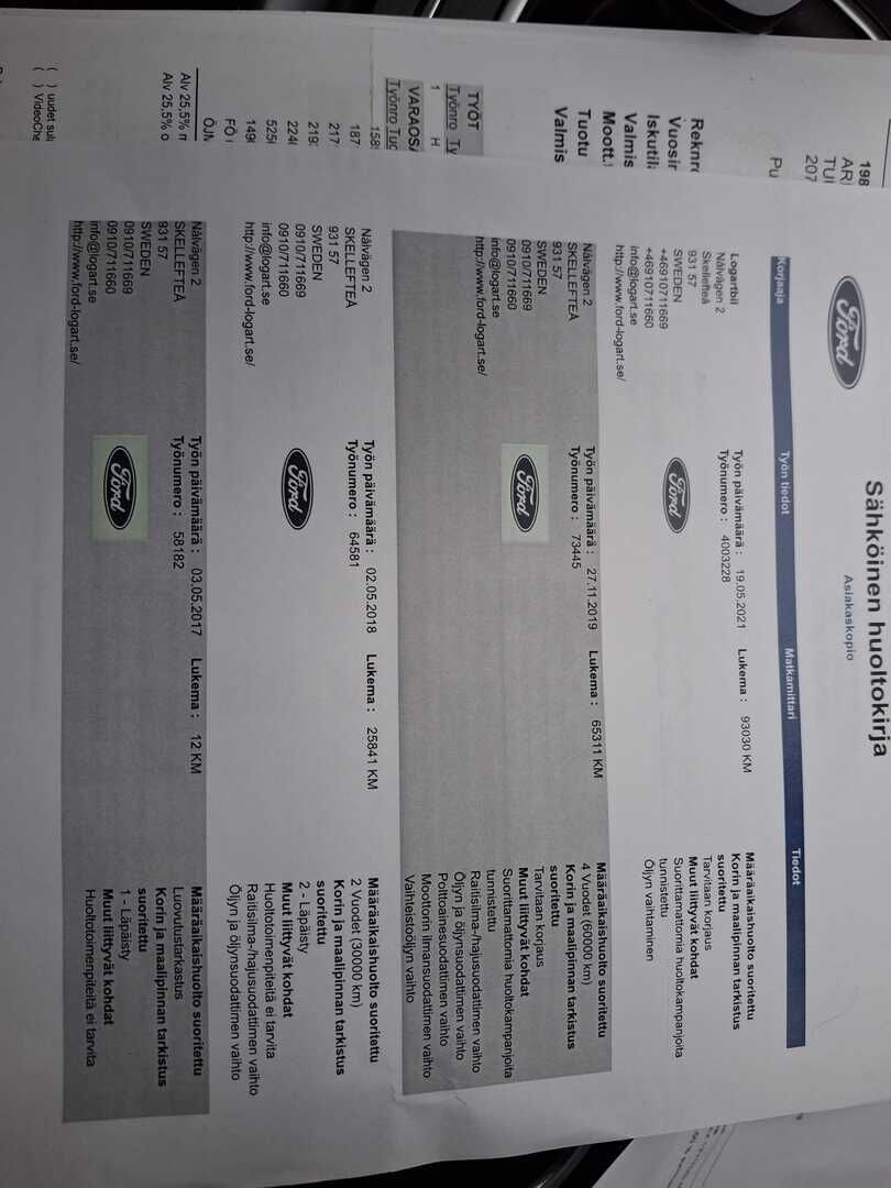 Ford Mondeo 2017 Musta