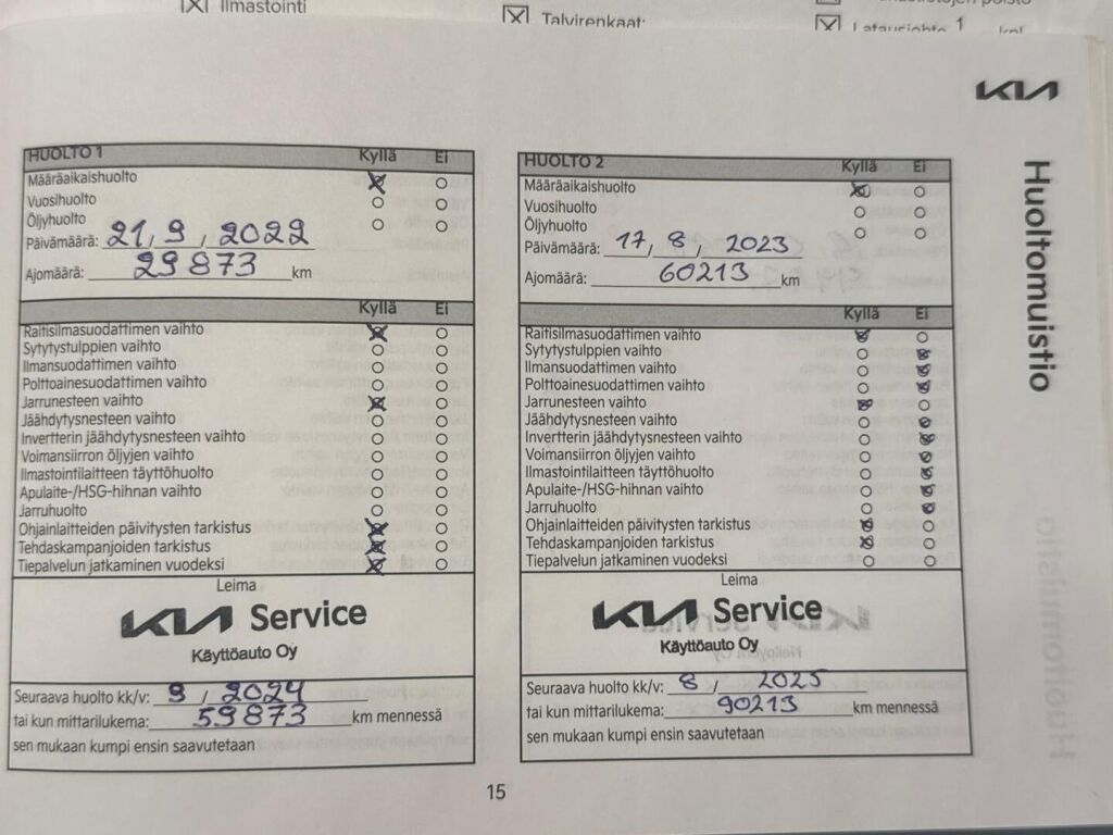 Kia EV6 2022 Sininen