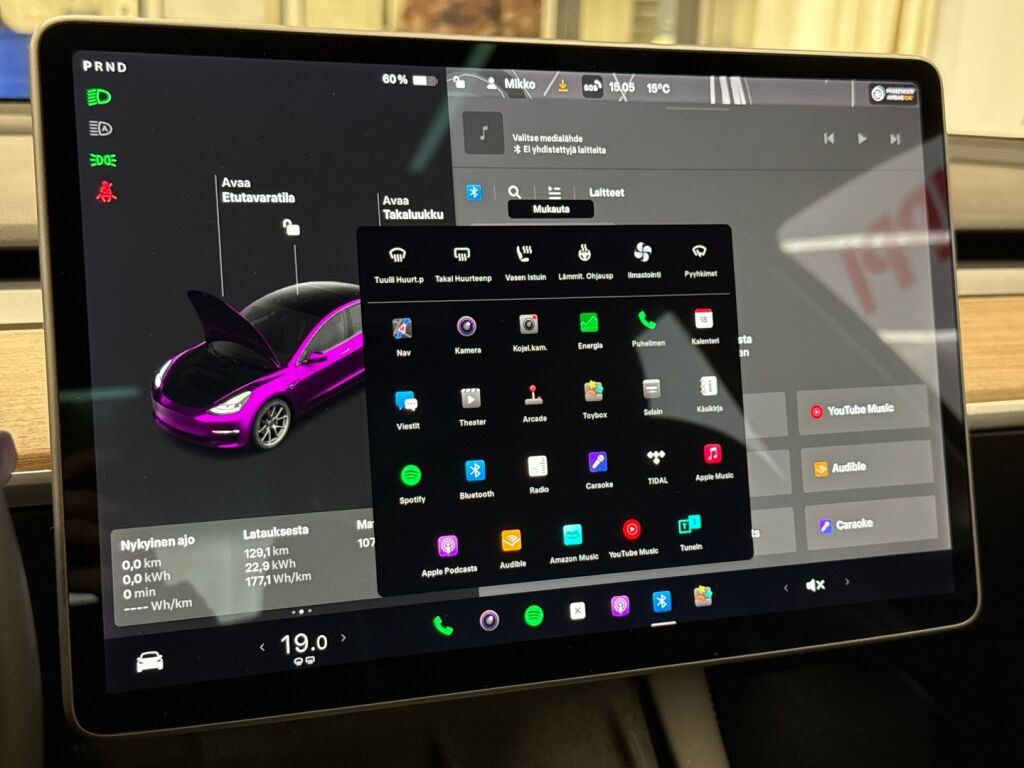 Tesla Model 3 2021 Sininen