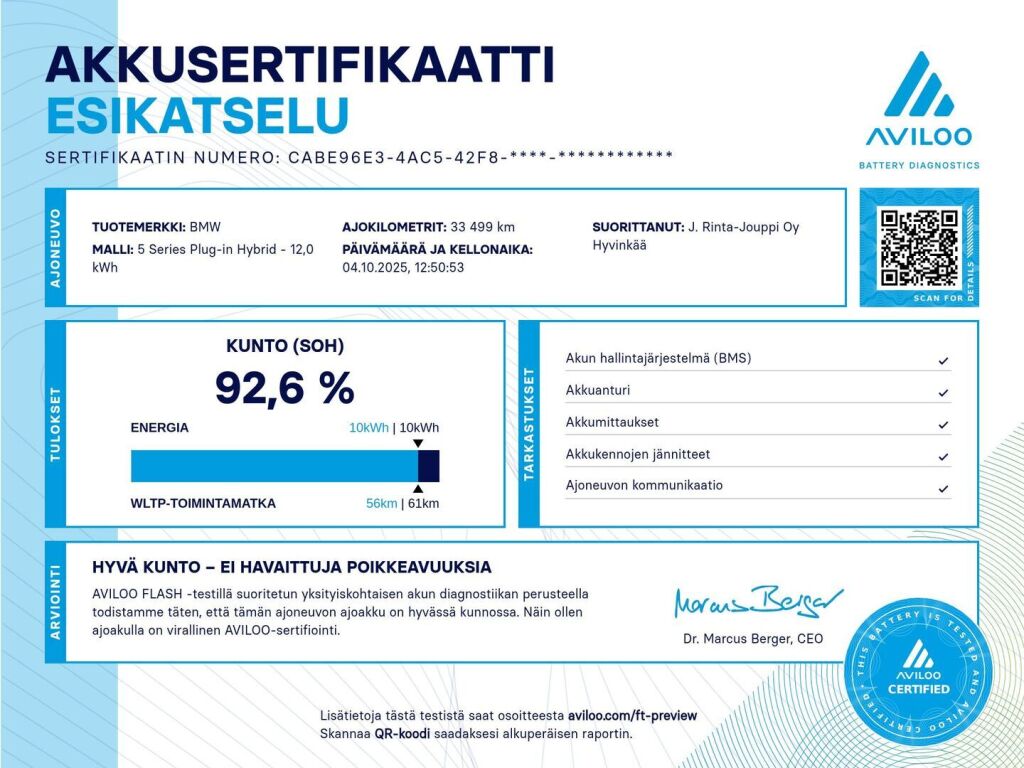 BMW 530 2023 Punainen