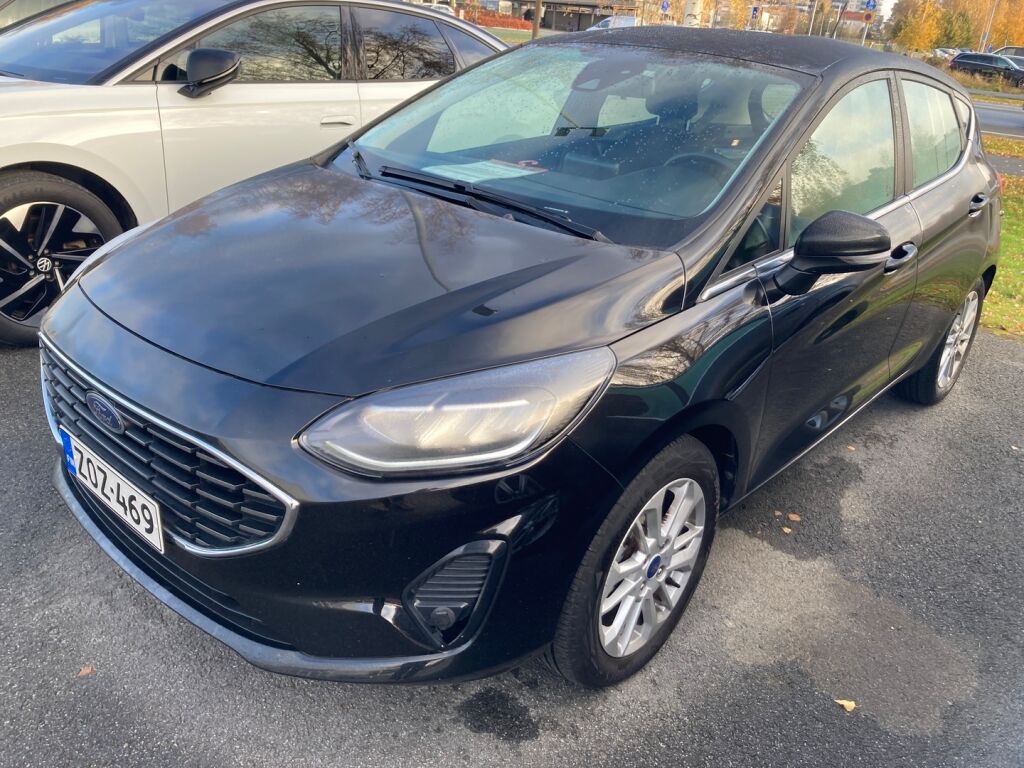 Ford Fiesta 2023 Metallinhohto Musta (Agate Black Metallic)
