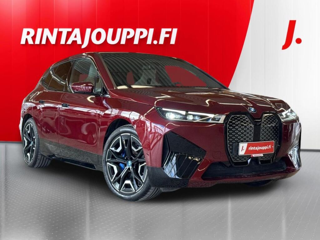BMW iX 2023 Punainen