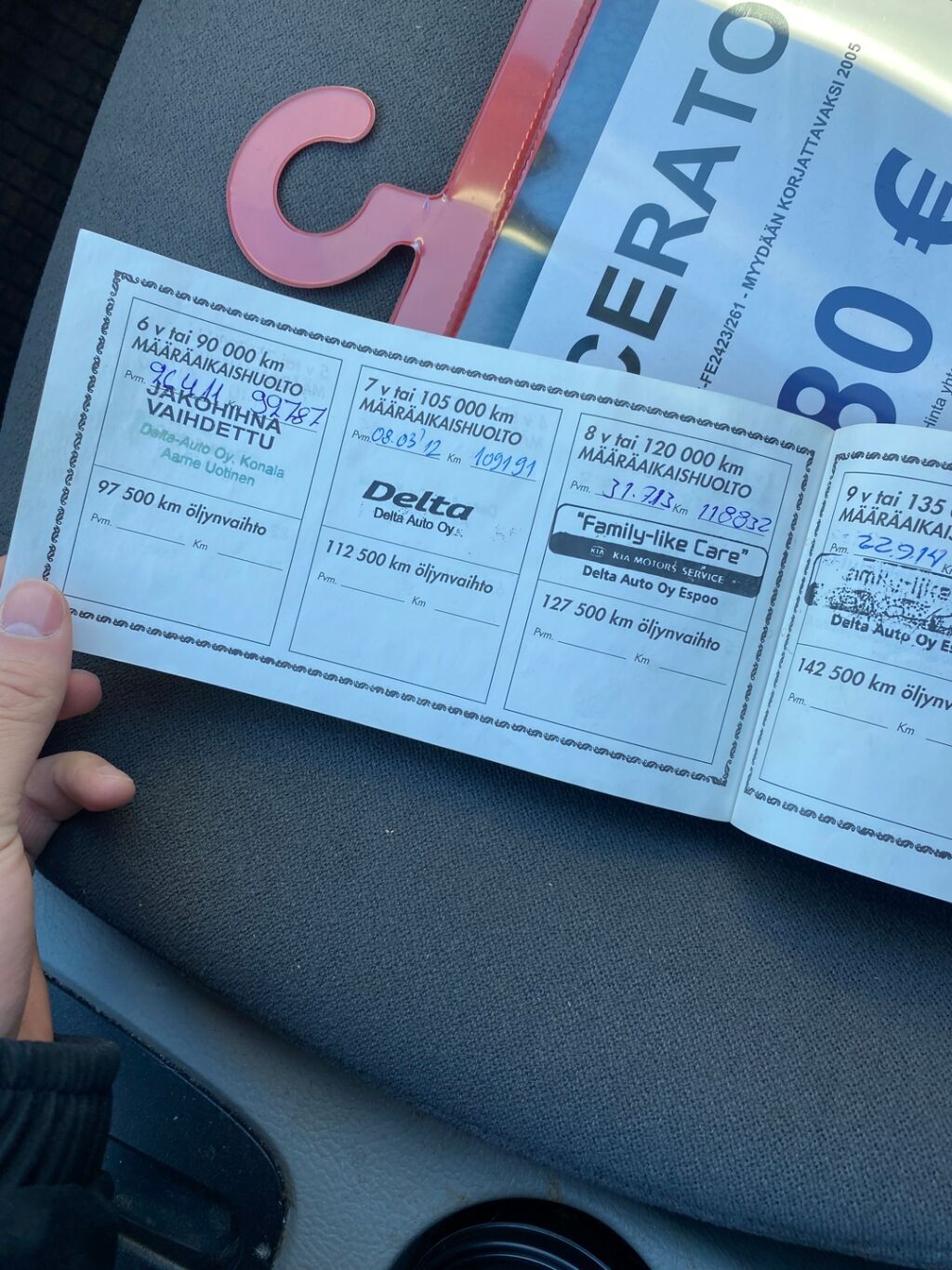 Kia Cerato 2005 Sininen