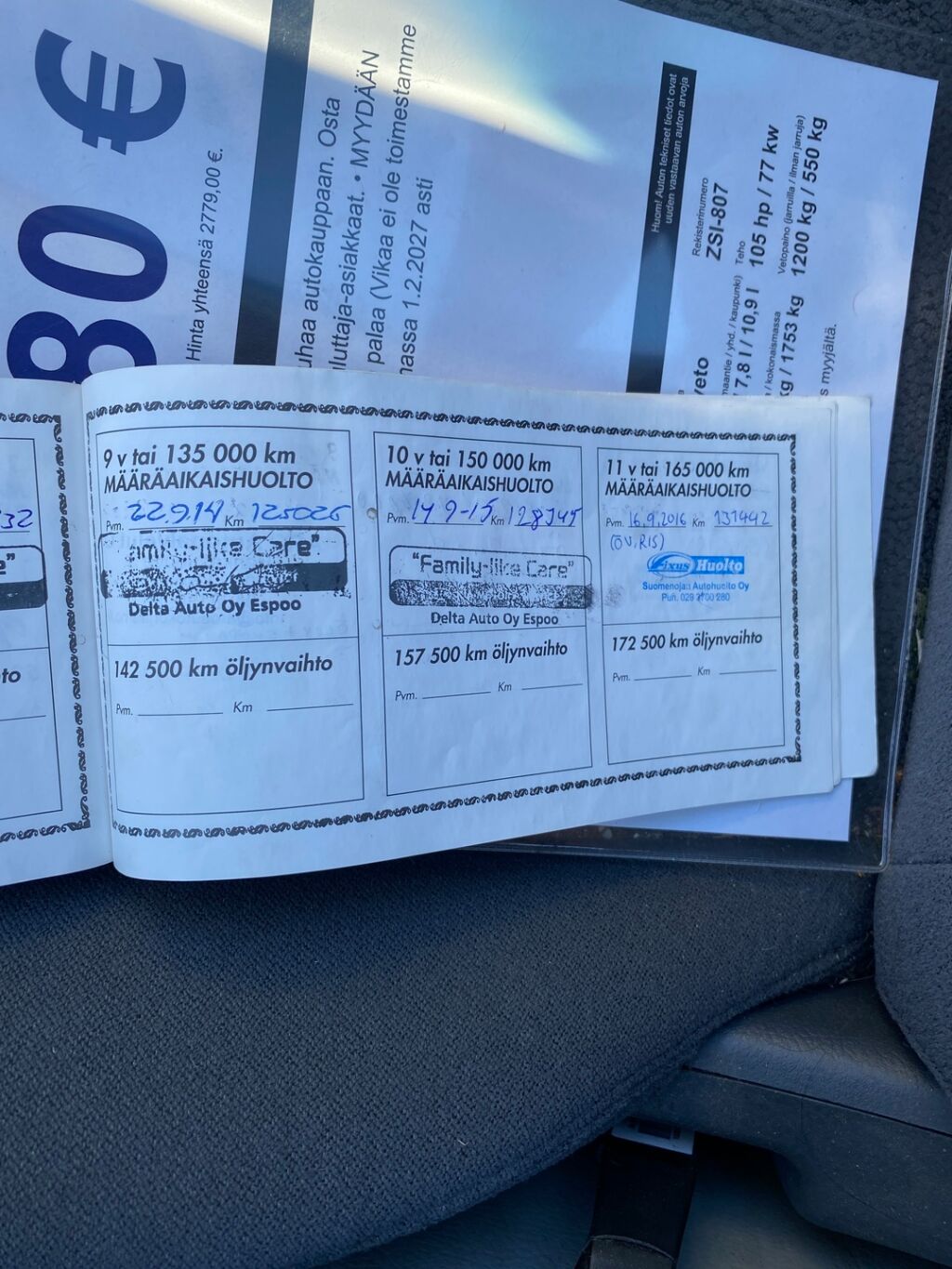 Kia Cerato 2005 Sininen