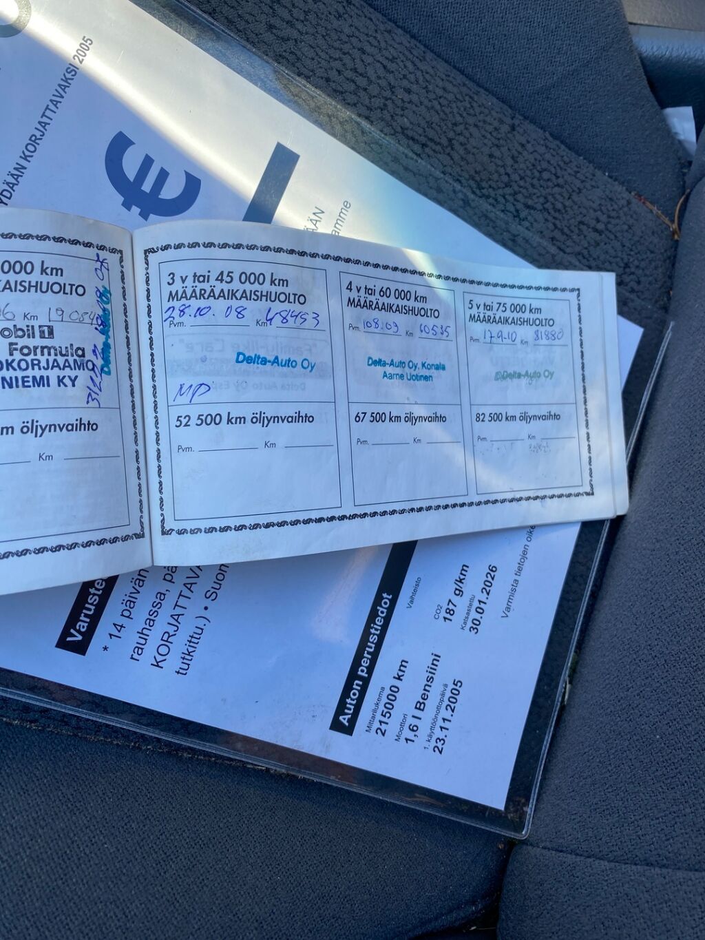 Kia Cerato 2005 Sininen